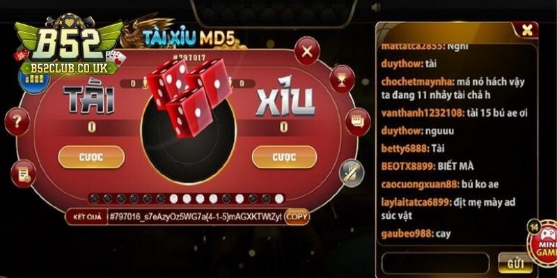 Cách chơi Tài Xỉu MD5 tại B52 chi tiết, dễ hiểu cho Newbie - NADOKE.ONE