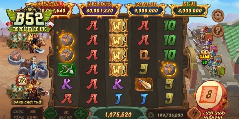 Mãnh Tướng Công Thành - Siêu phẩm slot hot hit tại B52 - NADOKE.ONE