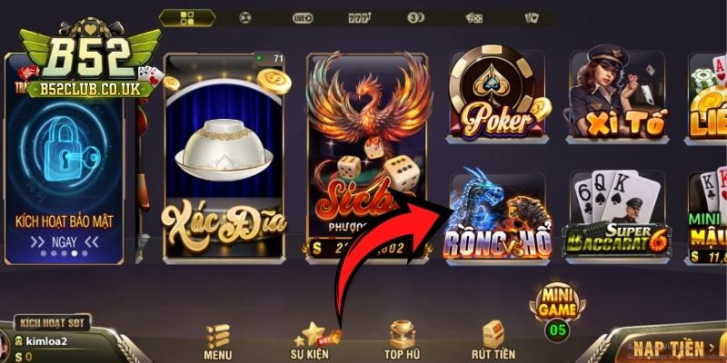 Rồng Hổ B52 - Game bài kịch tính, thắng thua trong tích tắc - NADOKE.ONE